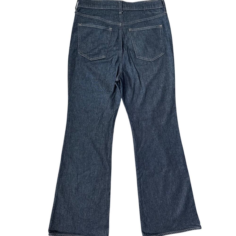 J. Crew Button-Fly High-Rise Wide-Leg Jeans in Dark Indigo - Picture 4 of 8